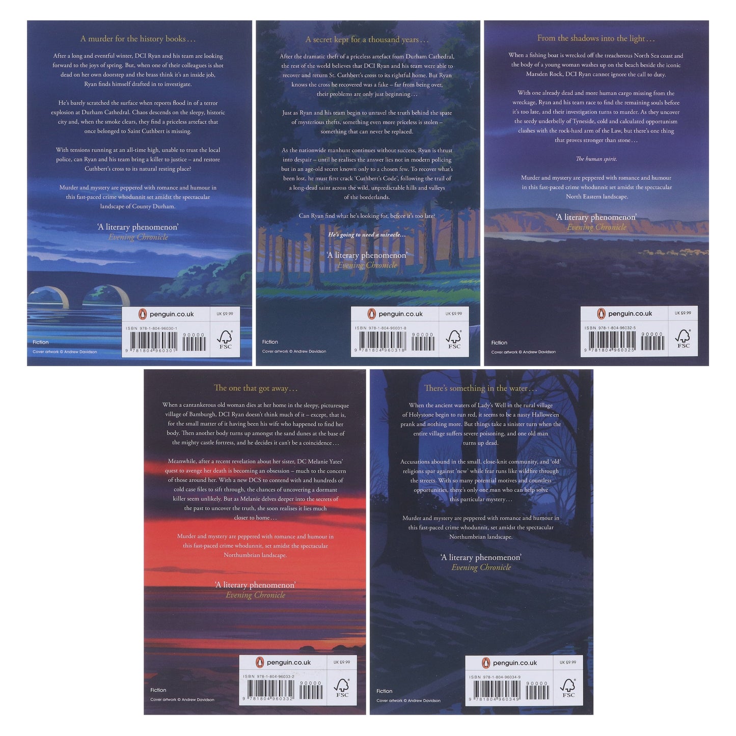 The DCI Ryan Mysteries (Book 16-20) By LJ Ross 5 Books Collection Set - Fiction - Paperback