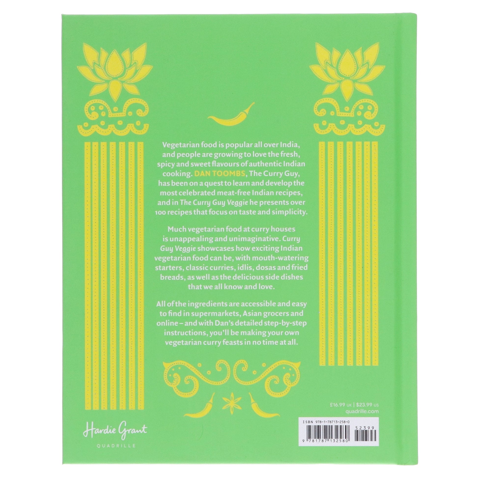 The Curry Guy Veggie: Over 100 vegetarian Indian Restaurant classics by Dan Toombs - Non Fiction - Paperback Non-Fiction Hardie Grant Books