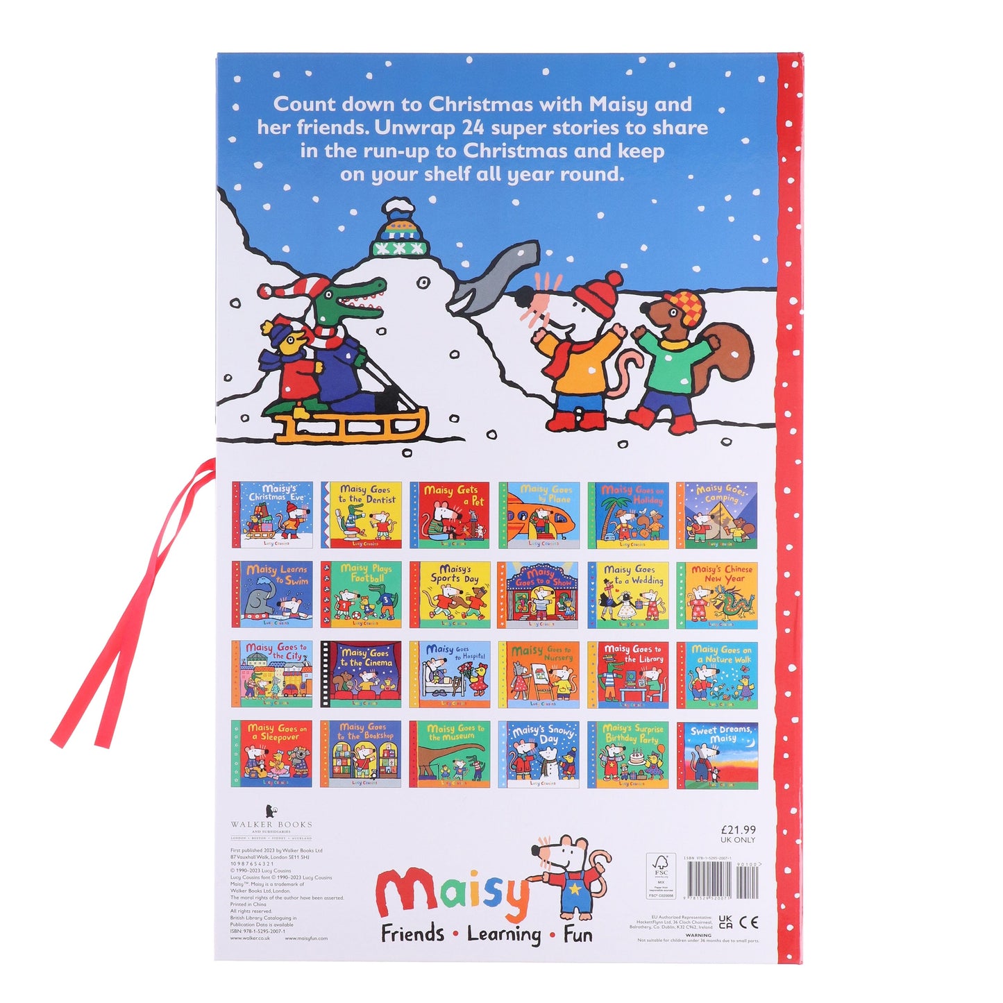 Maisy Advent Calendar Story Collection 24 Mini Books - Ages 0-5 - Paperback 0-5 Walker Books Ltd