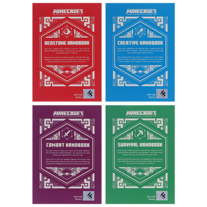 Minecraft Handbook Collection by Mojang AB: 4 books Collection Set - Ages 8-10 - Paperback 9-14 Egmont Publishing