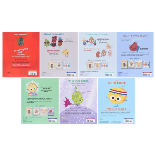 The Food Group Series By Jory John Illustrated 7 Picture Books Collection Set - Ages 4-8 - Paperback