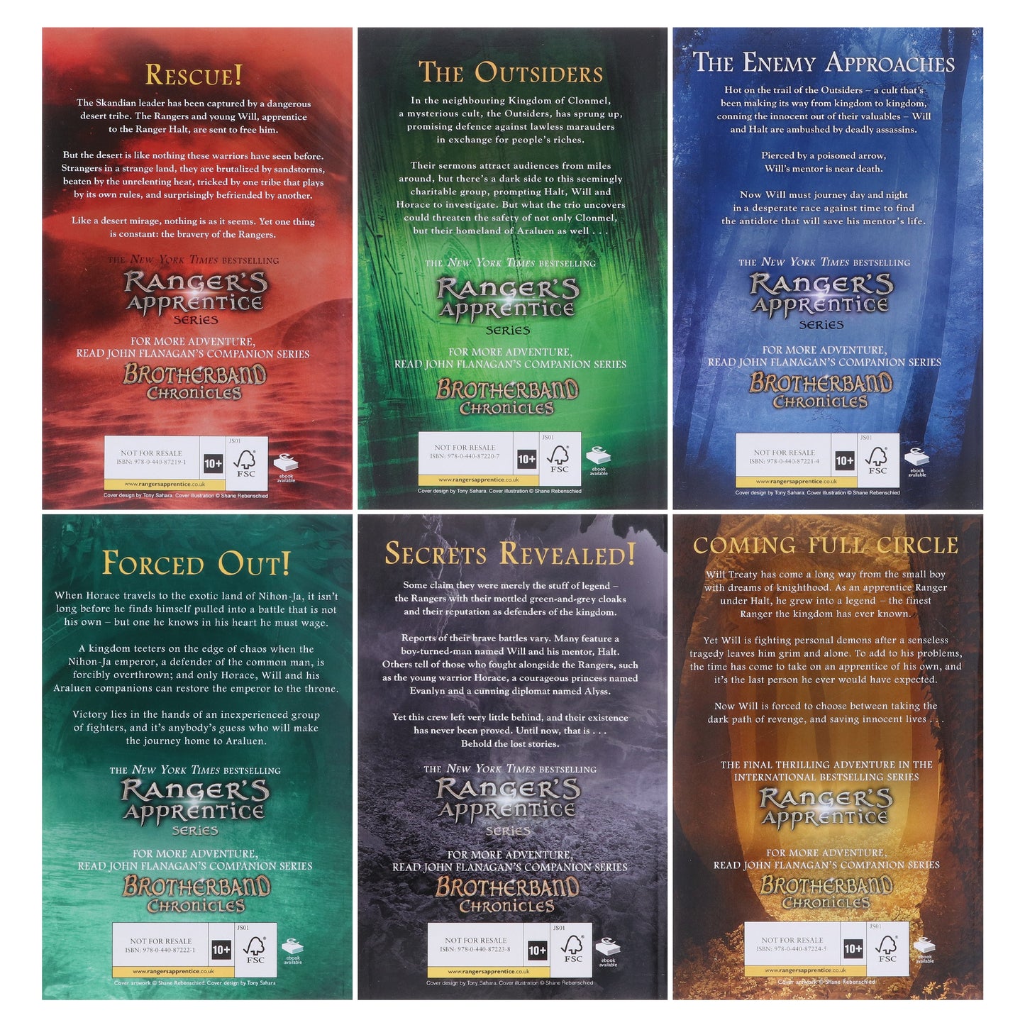 Rangers Apprentice Series 2 (Book 7-12) By John Flanagan 6 Books Collection Set - Ages 9-12 - Paperback