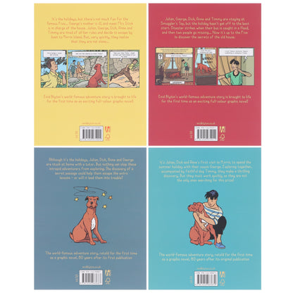 The Famous Five Graphic Novel By Enid Blyton 4 Books Collection Box Set - Ages 9+ - Paperback 7-9 Hachette