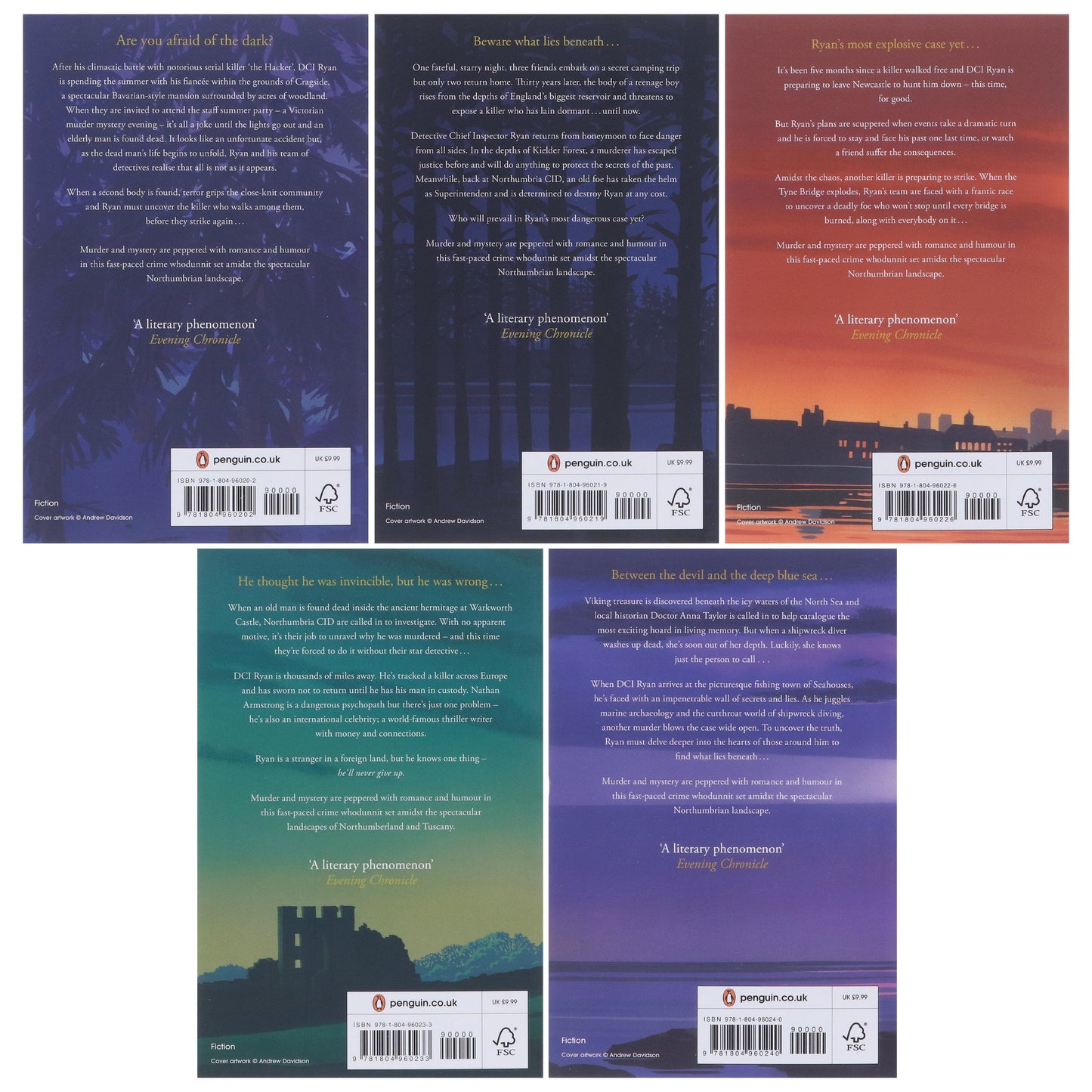 The DCI Ryan Mysteries (Vol. 6-10) By LJ Ross 5 Books Collection Set - Fiction - Paperback
