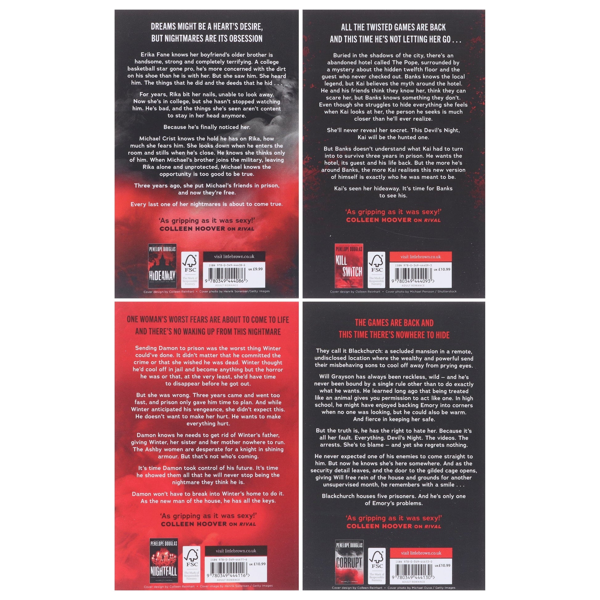 Devil's Night Series By Penelope Douglas 4 Books Collection Set - Fiction - Paperback Fiction Hachette