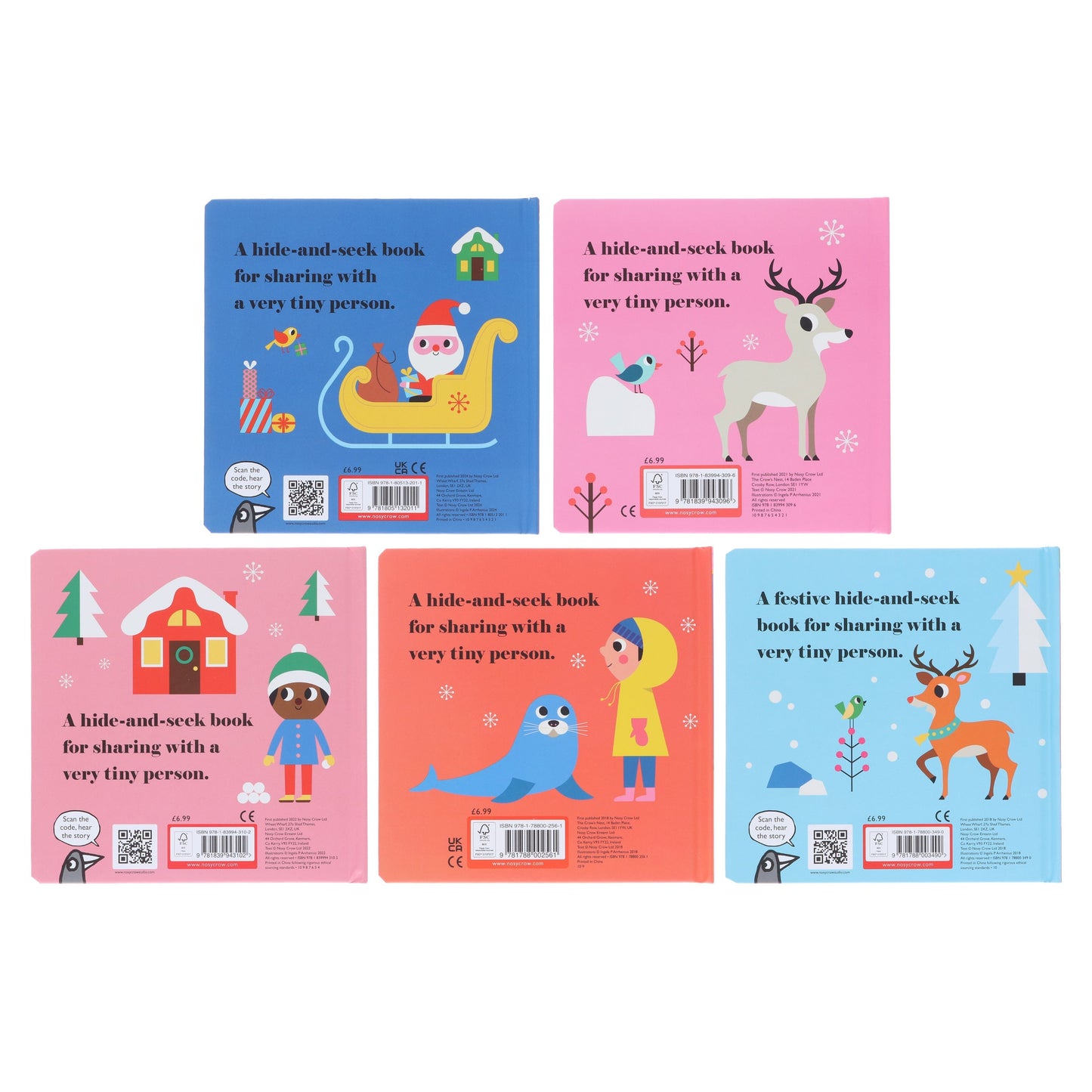 Felt Flaps and a Mirror! Series by Ingela P Arrhenius 5 Books Collection Set - Ages 1-3 - Board Book