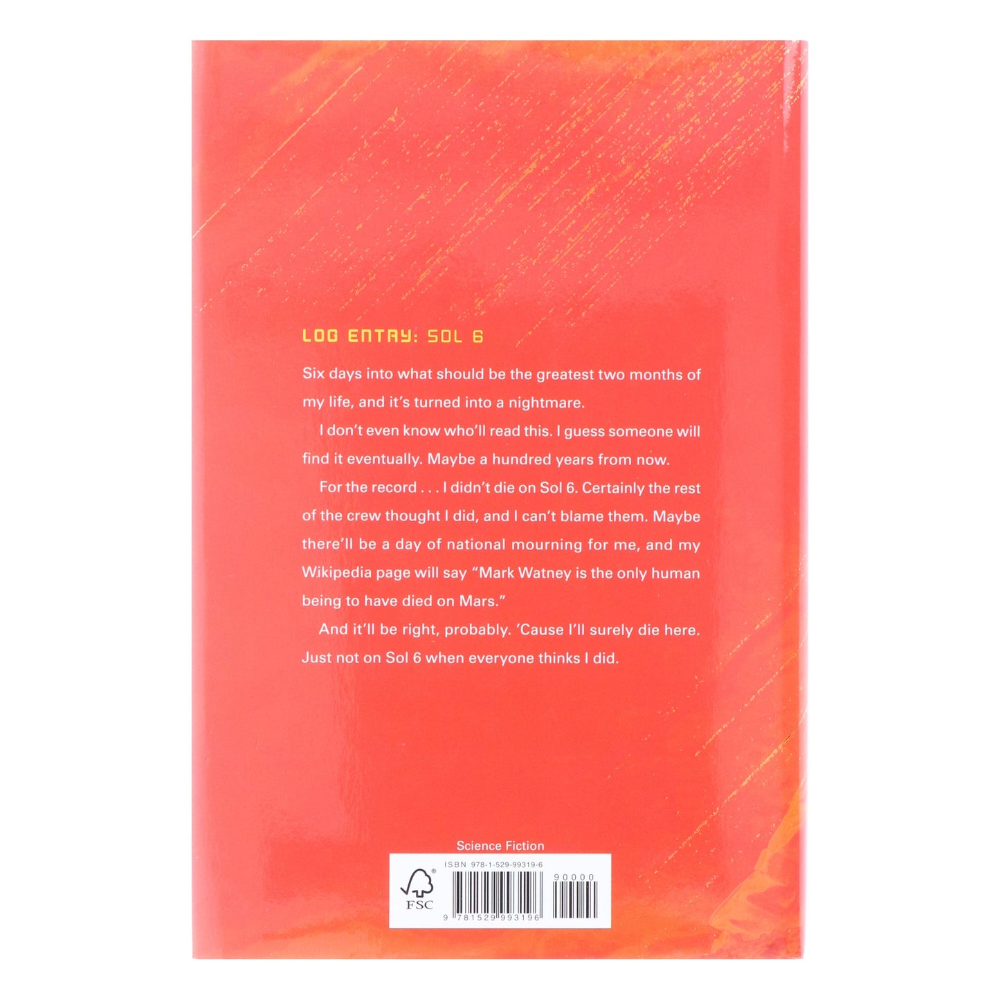 The Martian by Andy Weir (The Deluxe Special Edition) - Fiction - Hardback