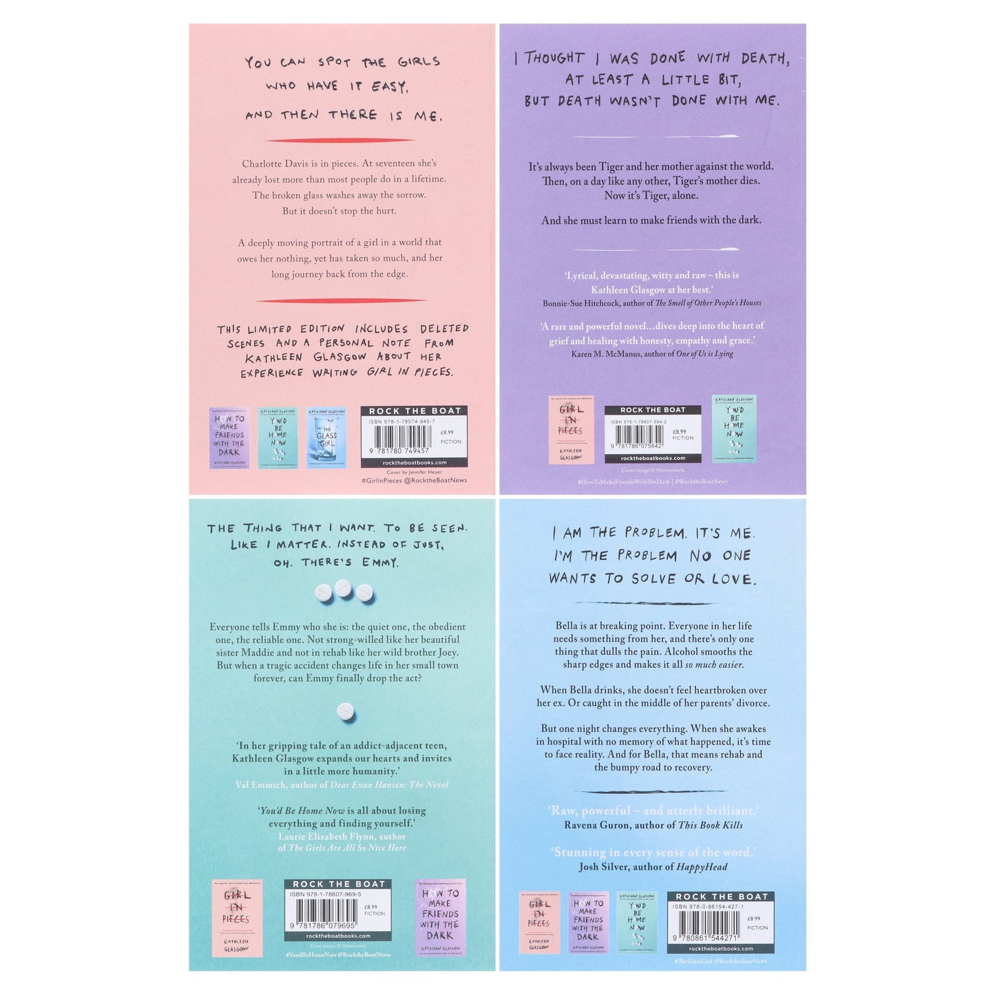 Kathleen Glasgow 4 Books Collection Box Set - Ages 13-18 - Paperback