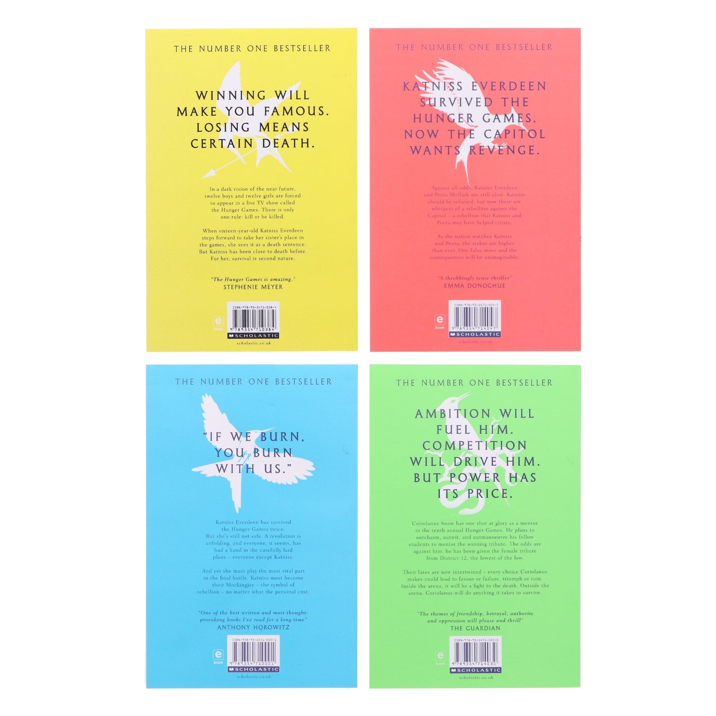 The Hunger Games Series by Suzanne Collins 4 Books Collection Box Set - Ages 12-18 - Paperback