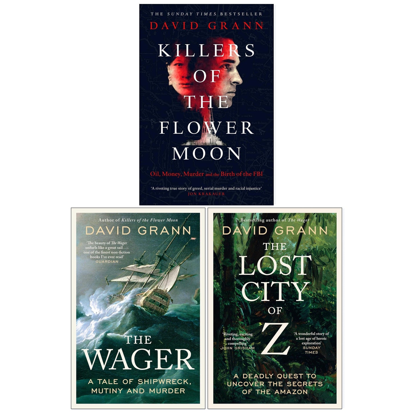 David Grann Collection 3 Books Set - Non Fiction - Paperback