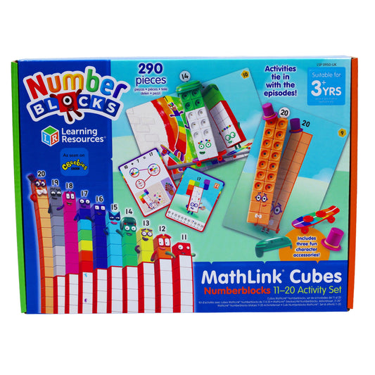 MathLink Cubes Numberblocks 11-20 Activity Set by Learning Resources - Ages 3+ 0-5 Learning Resources