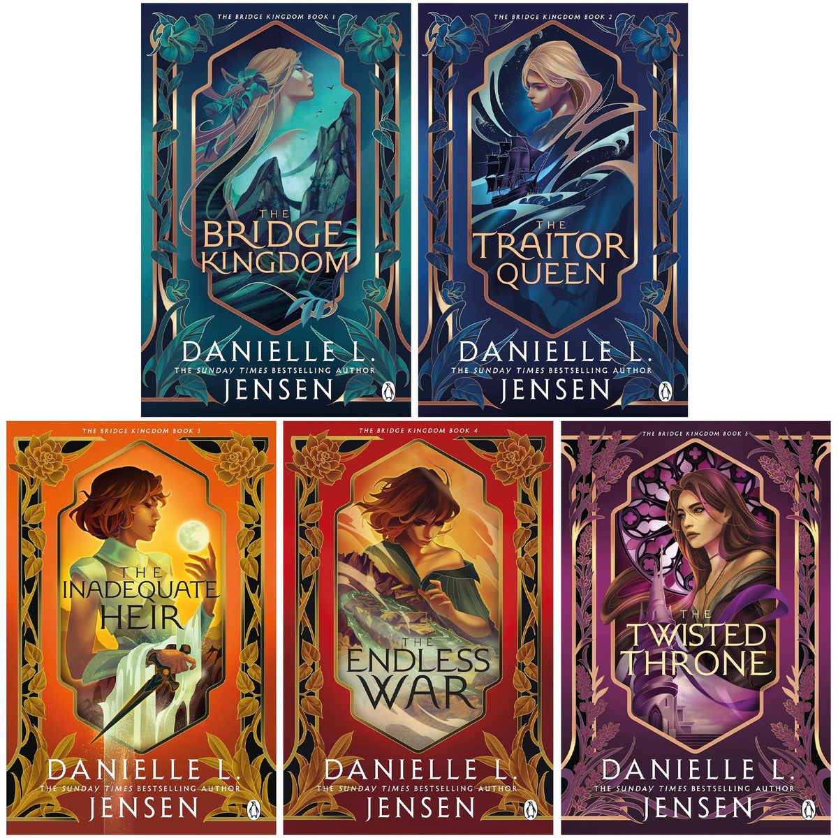 The Bridge Kingdom Series By Danielle L. Jensen 5 Books Collection Set - Fiction - Paperback