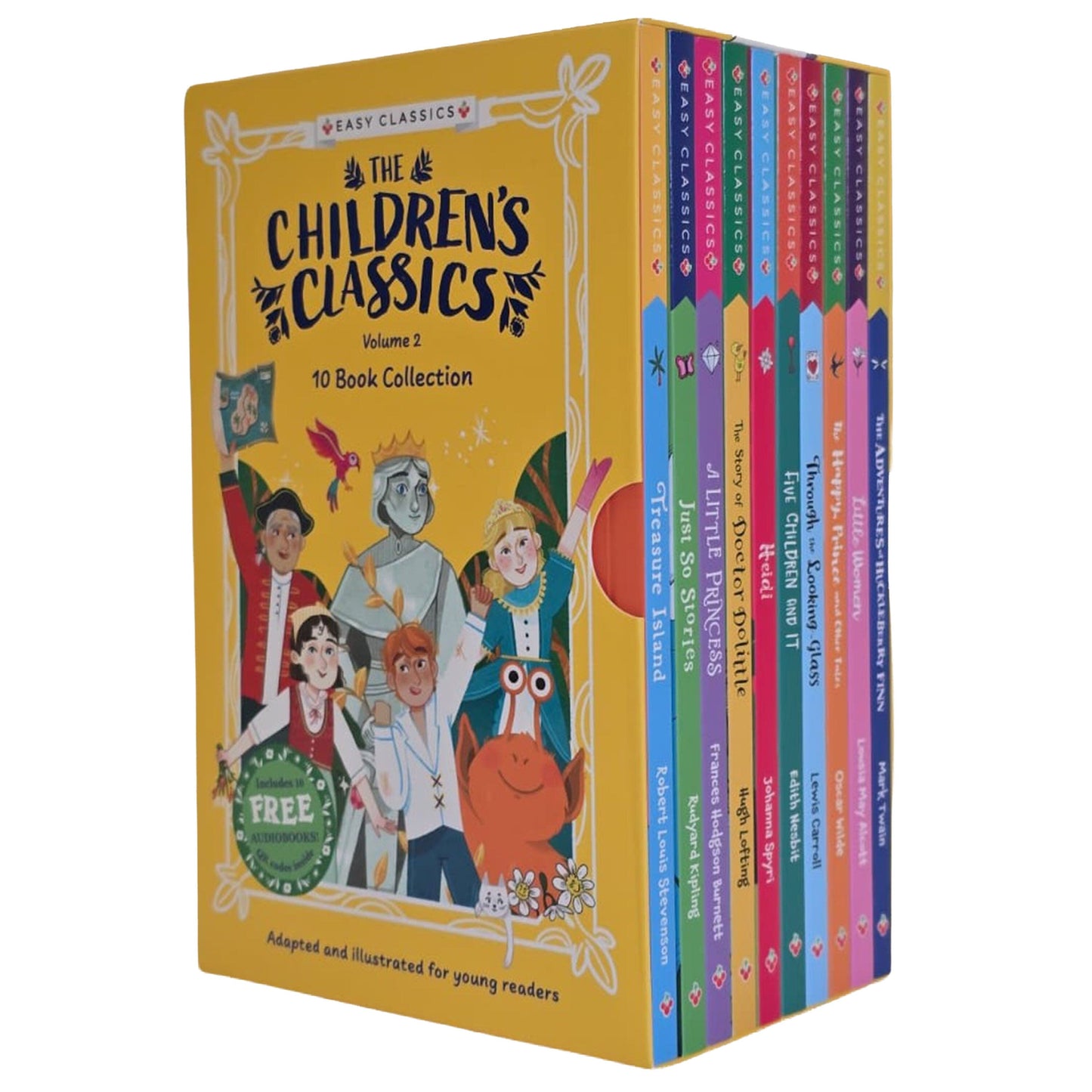 The Children's Easy Classics (Volume 2) 10 Books Collection Box Set (Includes Free Audiobooks!) - Ages 7-9 - Paperback