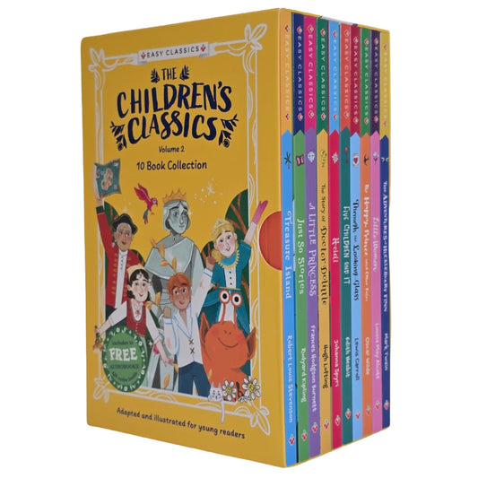 The Children's Easy Classics (Volume 2) 10 Books Collection Box Set (Includes Free Audiobooks!) - Ages 7-9 - Paperback