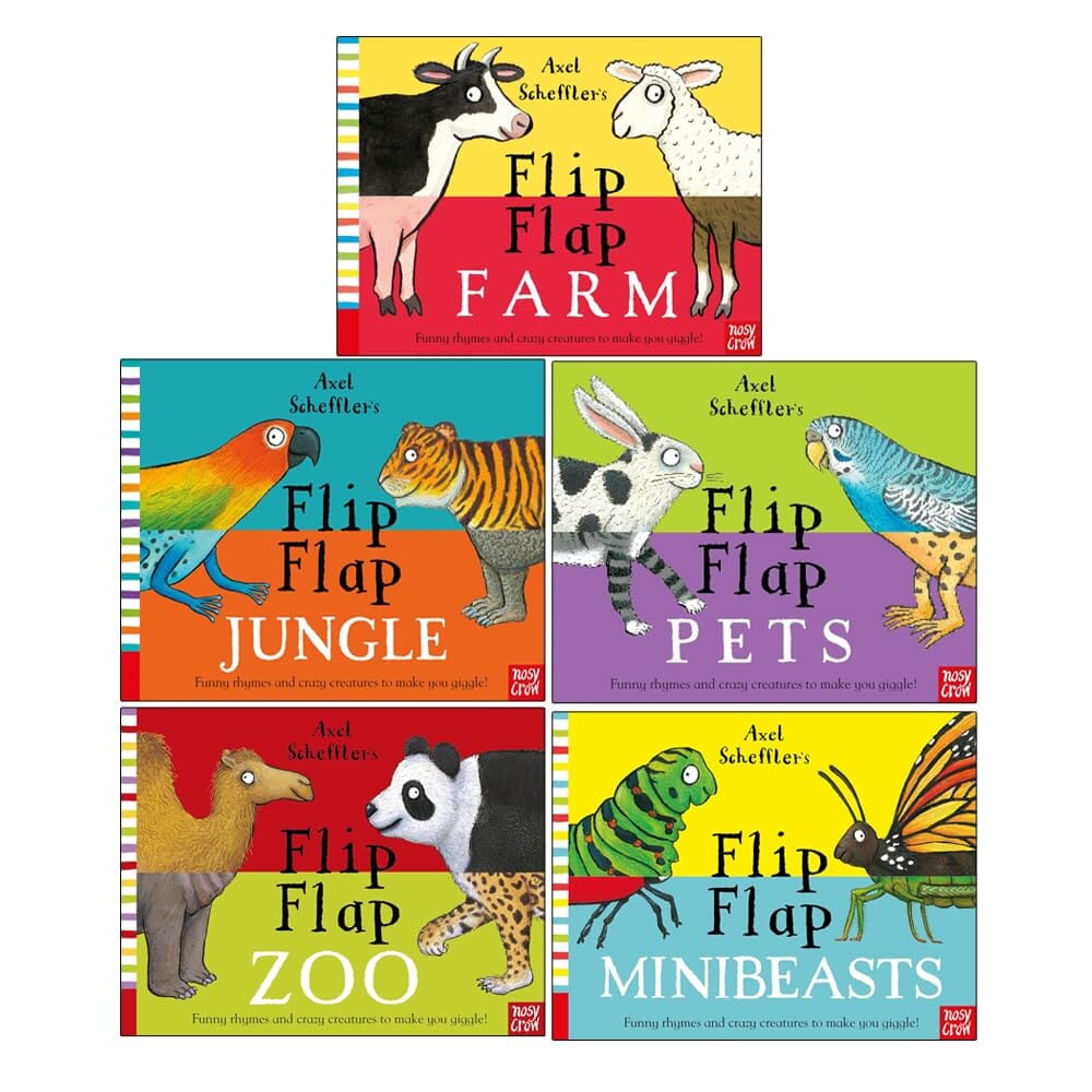 Axel Scheffler's Flip Flap Series (Set 1) 5 Books Collection Set - Ages 2+ - Hardback