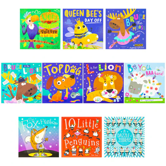 Children's Amazing Animals Illustrated 10 Picture Books Collection Set - Ages 3+ - Paperback