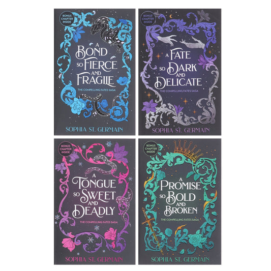 The Compelling Fates Saga by Sophia St. Germain 4 Books Collection Set - Fiction - Paperback