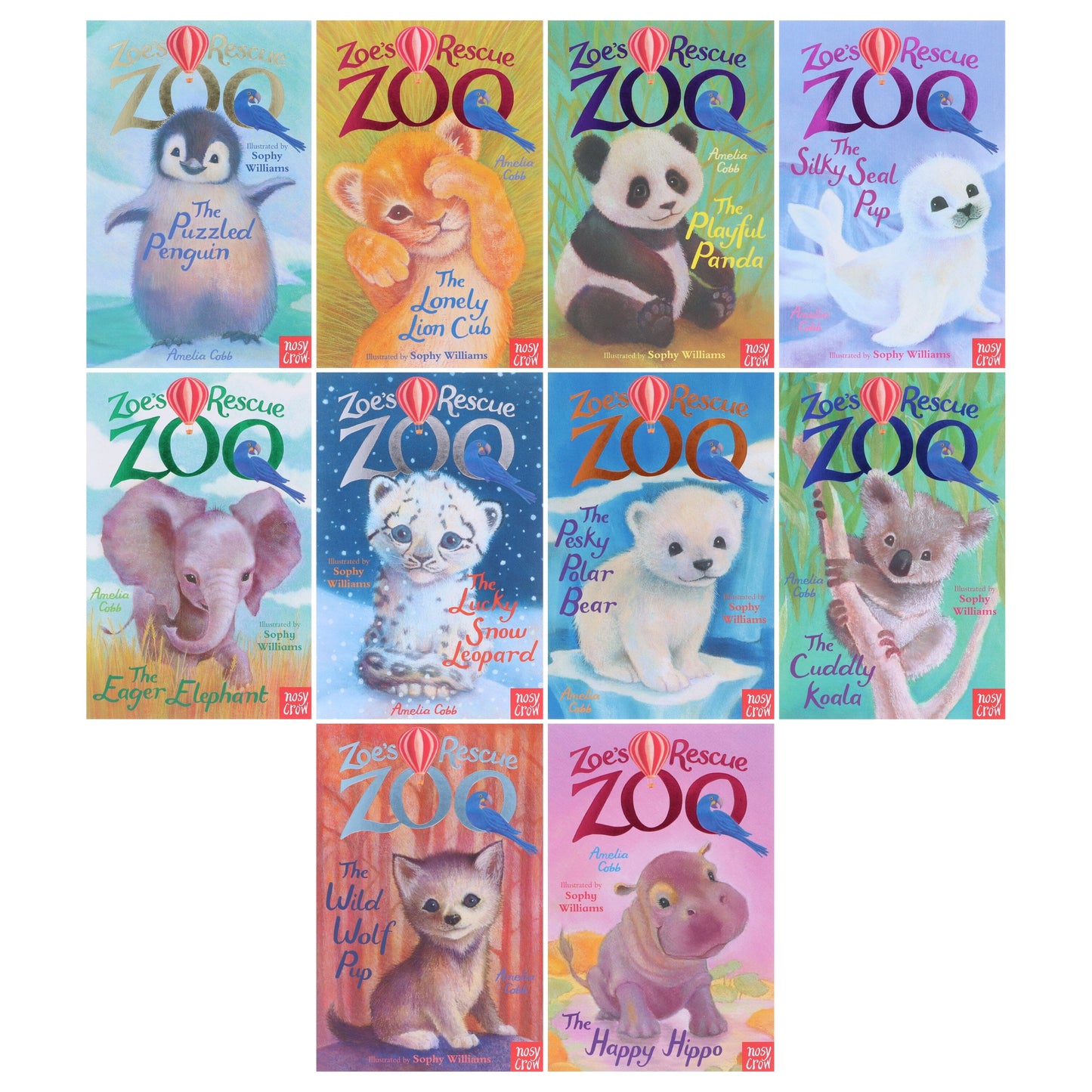 Zoes Rescue Zoo Series 1 By Amelia Cobb 10 Books Collection Set - Ages 5-7 - Paperback