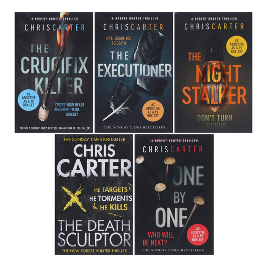 Robert Hunter Series Vol. 1-5 by Chris Carter 5 Books Collection Set - Fiction - Paperback