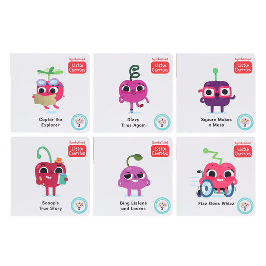The Symbolised Little Cherries: 6 Book Collection (Box Set 2) Includes 6 Free Audiobooks - Ages 5-7 - Board Book