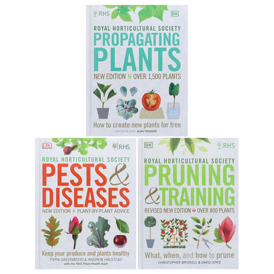 RHS Plants Collection: Plants, Pruning & Pests 3 Books Set By DK - Non Fiction - Hardback Non-Fiction DK