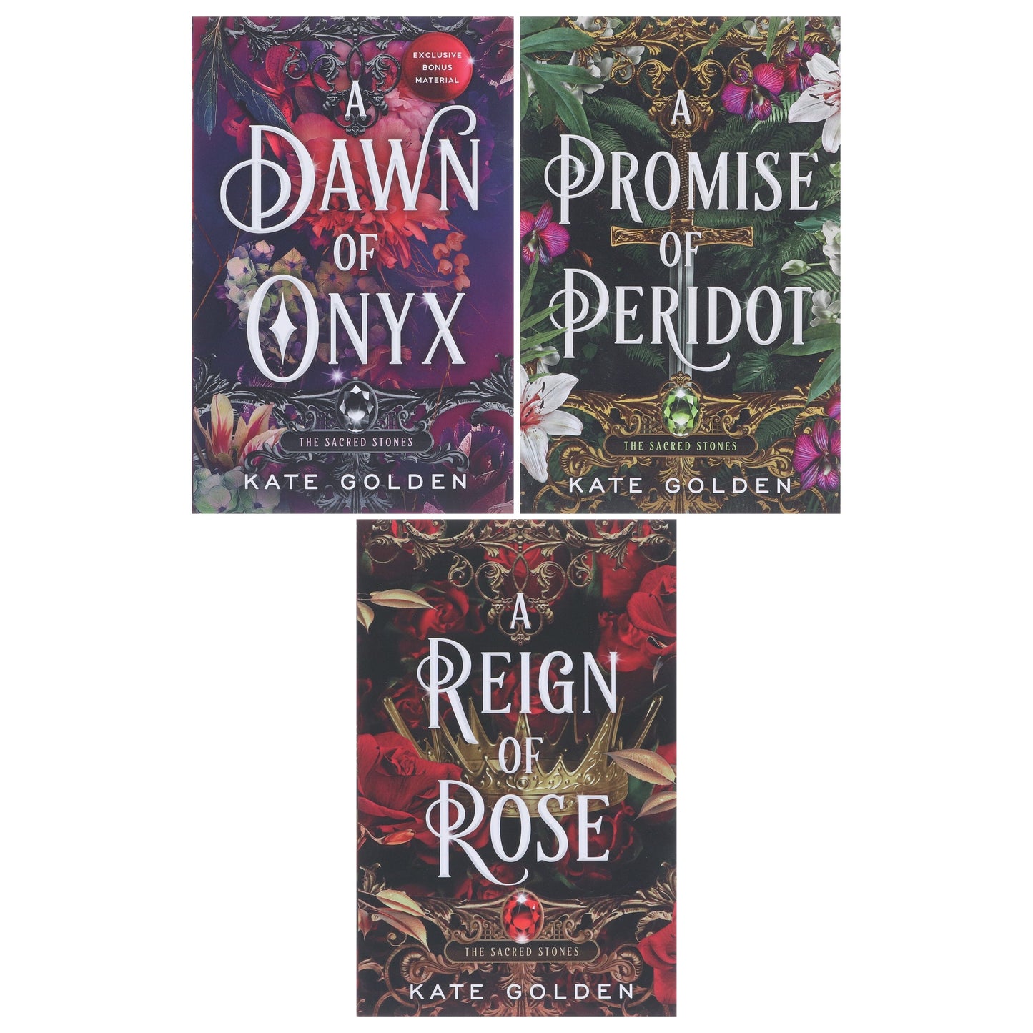 Sacred Stones Trilogy by Kate Golden: 3 Books Collection Set - Fiction - Paperback