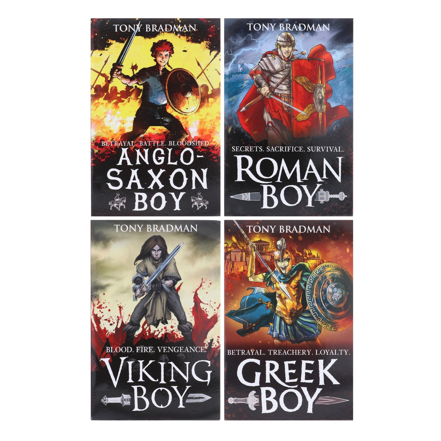 Viking Boy Series by Tony Bradman 4 Books Collection Set - Ages 9-12 - Paperback