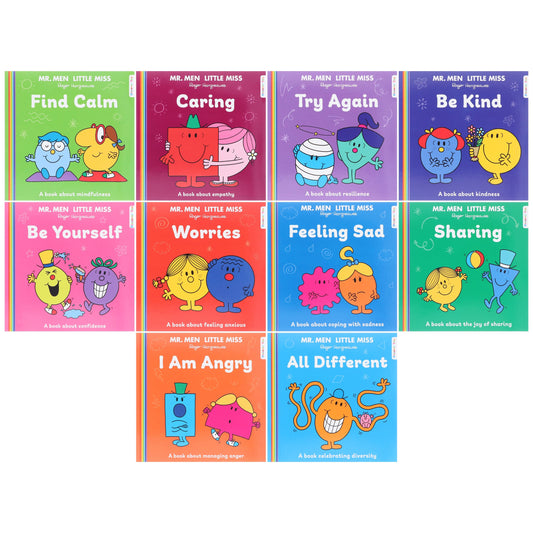 Mr. Men and Little Miss Discover You Series By Roger Hargreaves: 10 Books Collection Set - Ages 3+ - Paperback 3-5 HarperCollins Publishers