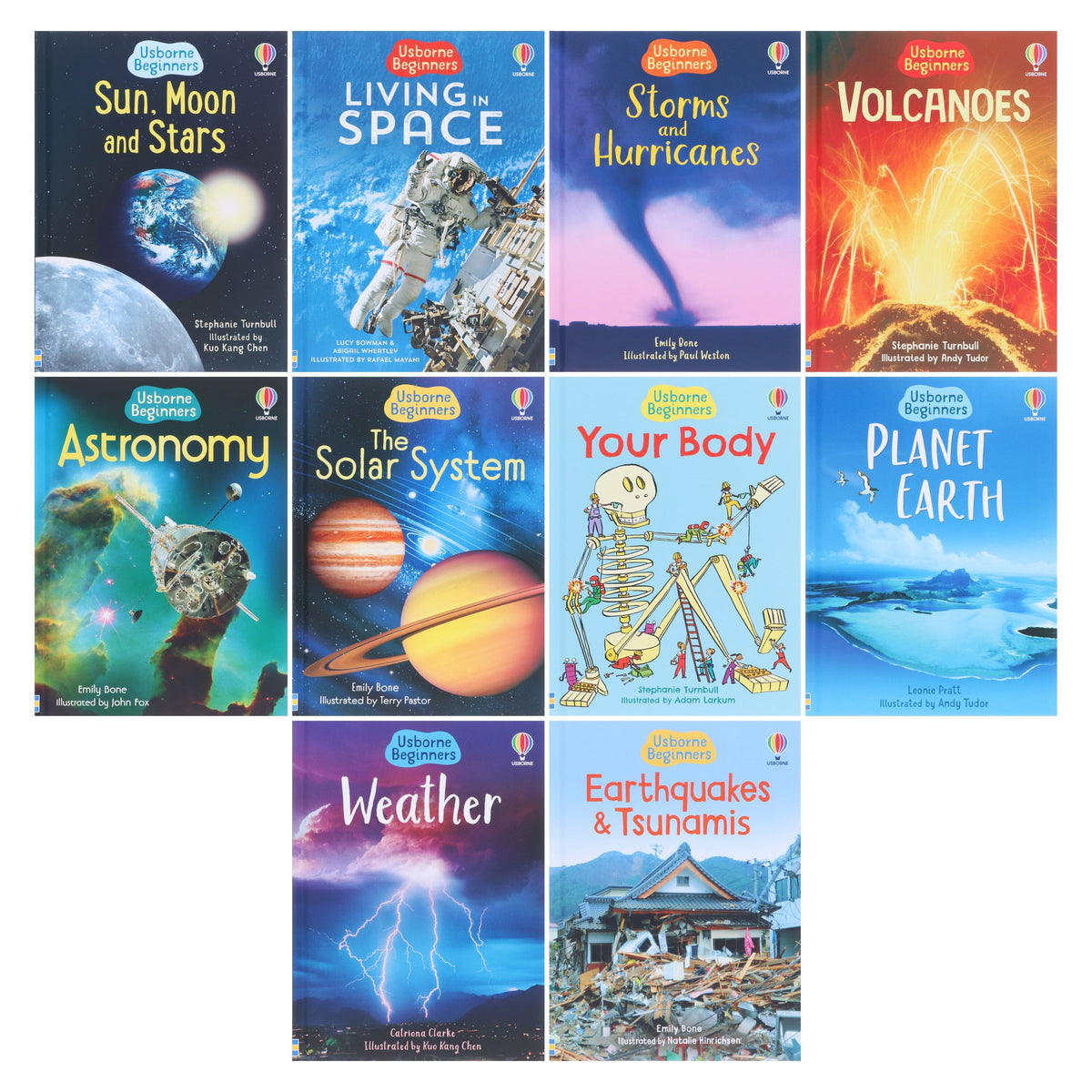 Usborne Beginners Series 30 Books Collection Box Set (Nature, Science & Animals) - Ages 4-10 - Hardback