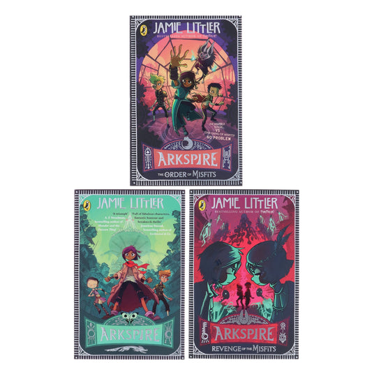 Arkspire Series by Jamie Littler: An Epic Illustrated Adventure 3 Books Collection Set - Ages 8-13 - Paperback