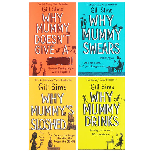 Why Mummy Series by Gill Sims 4 Books Collection Set - Fiction - Paperback Fiction HarperCollins Publishers