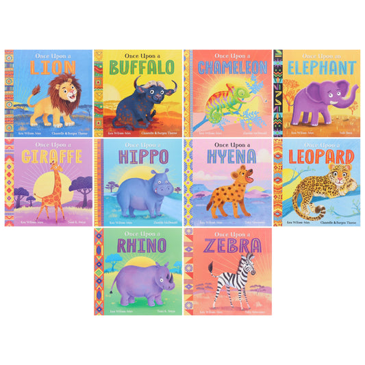 African Stories: Once Upon Animals Series By Ken Wilson-Max: 10 Books Collection Set - Ages 3-5 - Paperback 0-5 Hachette