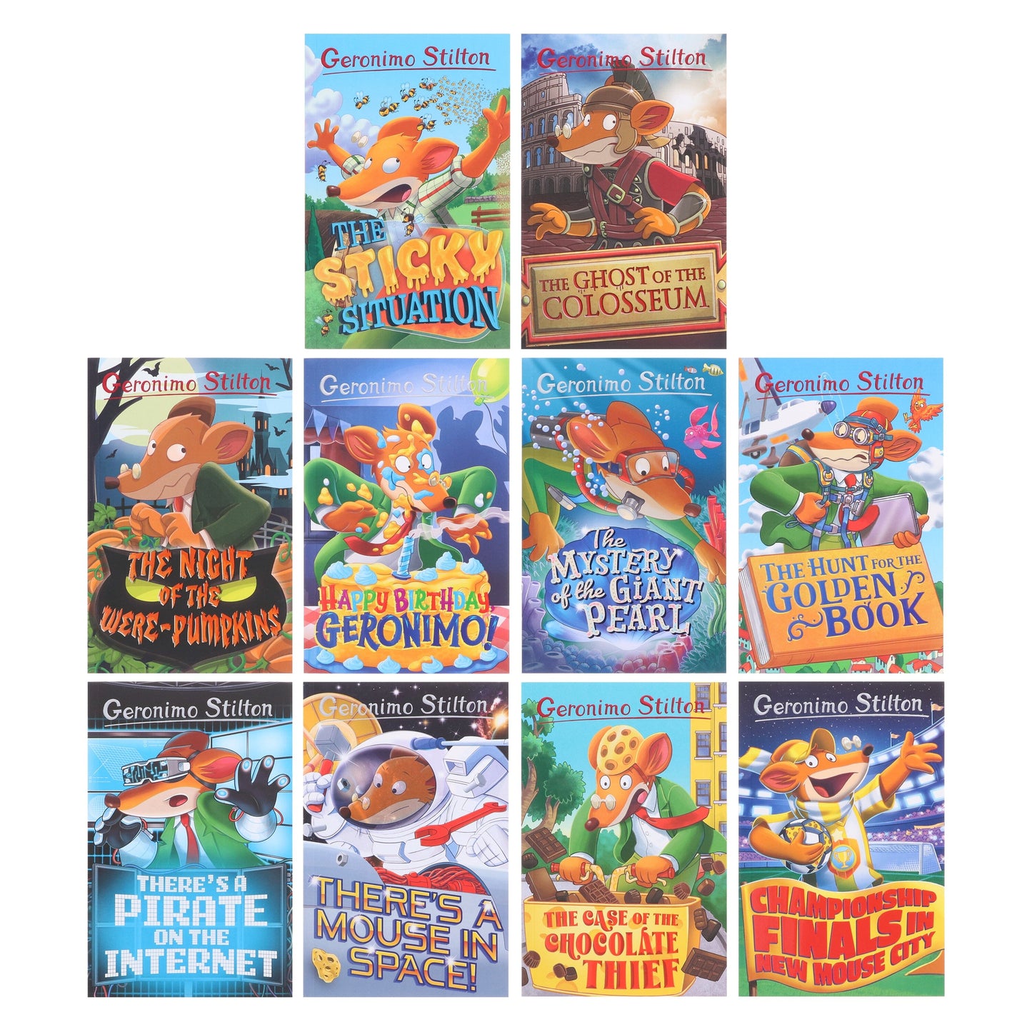 Geronimo Stilton The 10 Book Collection (Series 6) Box Set - Ages 5-7 - Paperback 5-7 Sweet Cherry Publishing