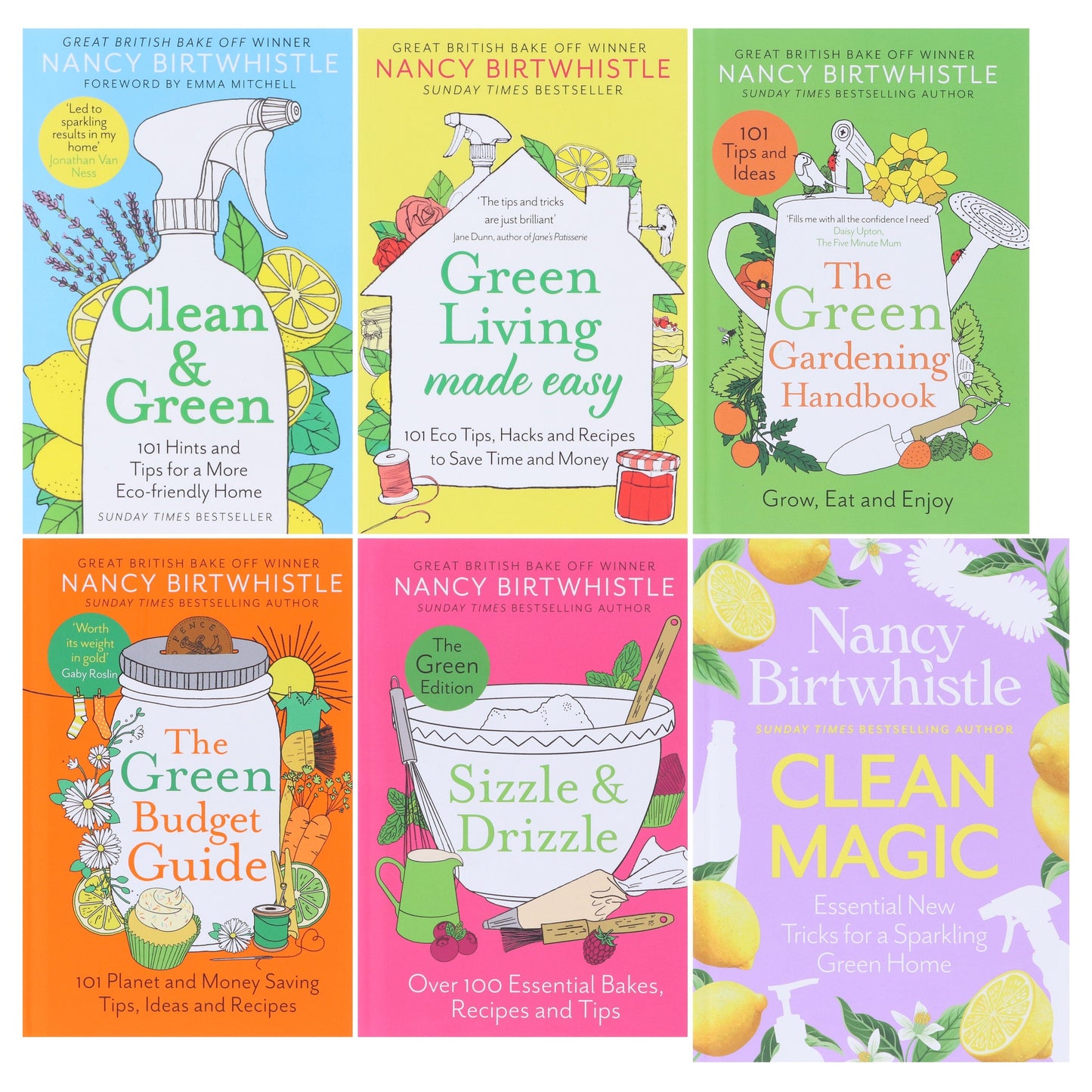Nancy Birtwhistle Green Living 6 Books Collection Set - Non Fiction - Paperback/Hardback