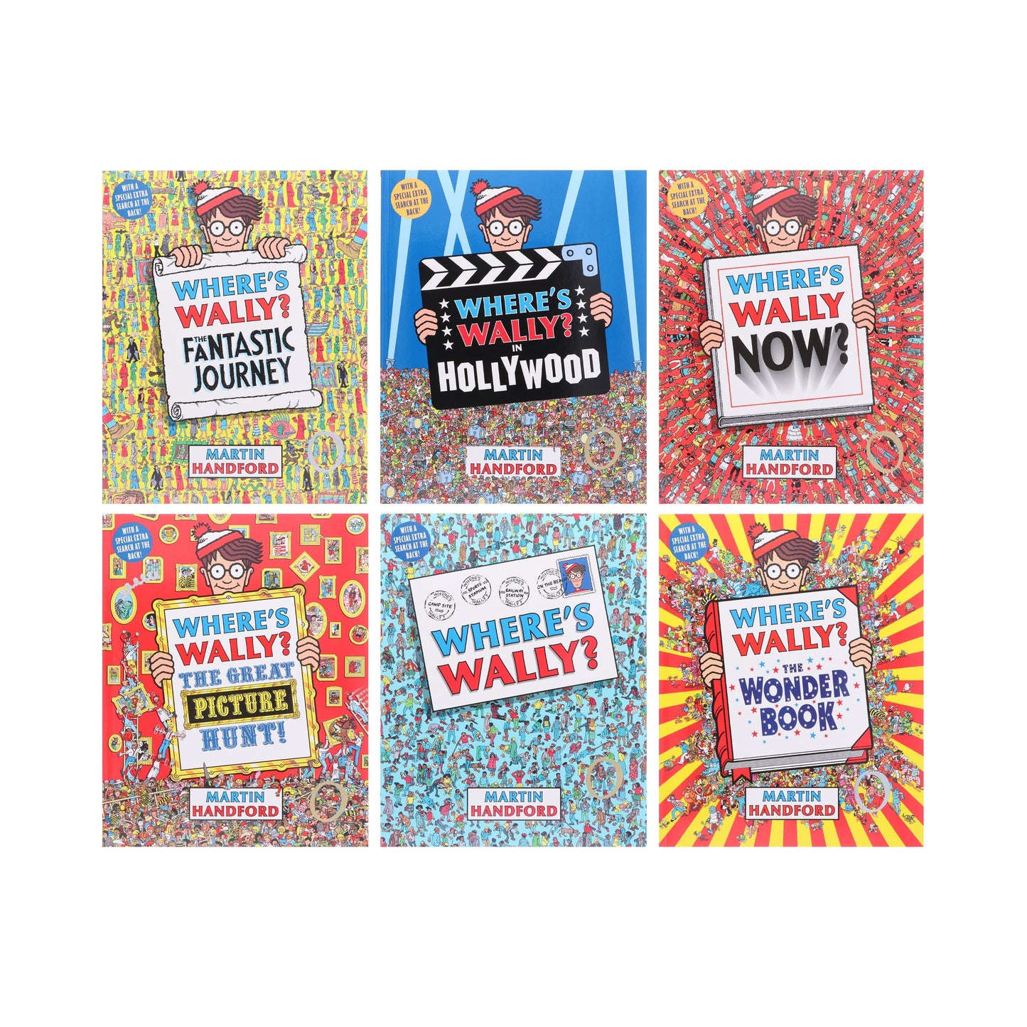 Where's Wally? 6 Books Collection By Martin Handford - Ages 7-9 - Paperback 7-9 Walker Books Ltd