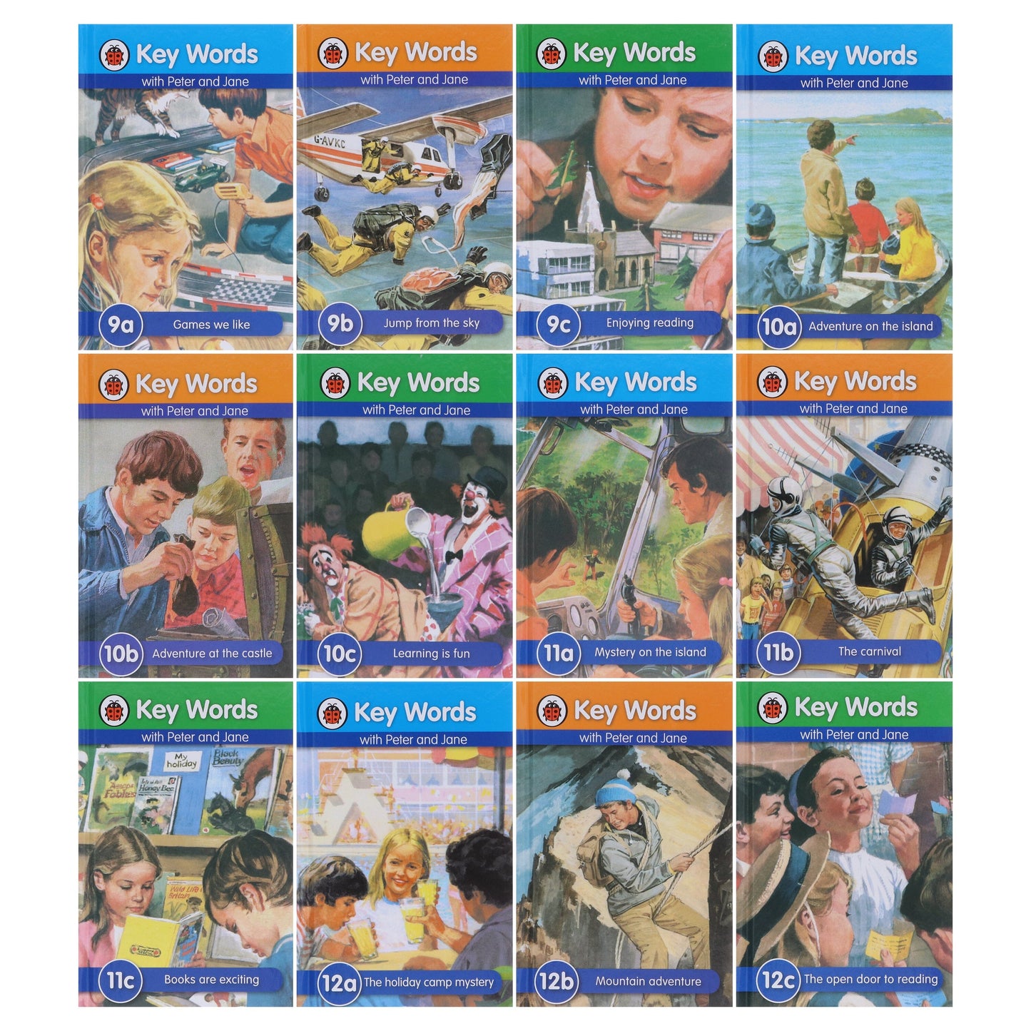 Ladybird Key Words with Peter and Jane 36 Books Collection Box Set - Ages 5-7 - Hardback