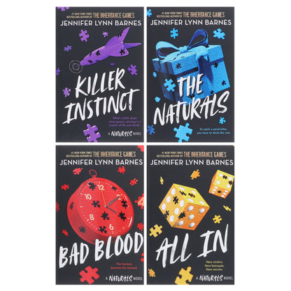 The Naturals Series By Jennifer Lynn Barnes 4 Books Collection Complete Box Set - Ages 12+ - Paperback Fiction Hachette