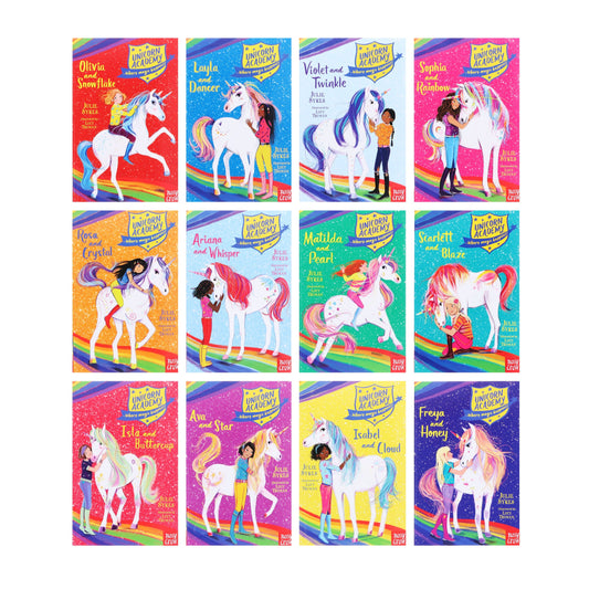 Unicorn Academy Where Magic Happens 12 Books Children - Ages -7-9 - Paperback Set By Julie Sykes 7-9 Random House