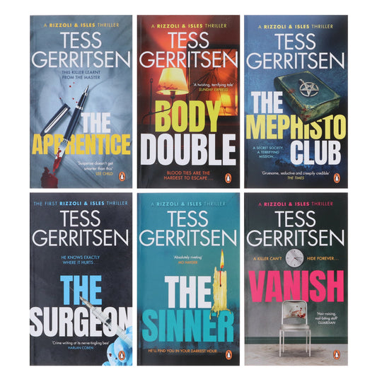 Rizzoli & Isles Series By Tess Gerritsen (Book 1-6) Collection 6 Books Set - Fiction - Paperback Fiction Penguin