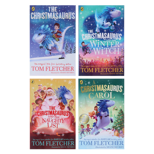 The Christmasaurus Collection by Tom Fletcher Illustrated 4 Books Set - Ages 6+ - Paperback