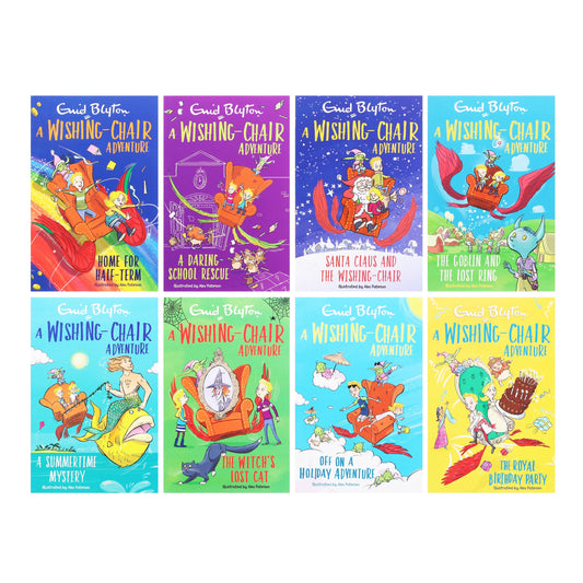 The Wishing-Chair Short Story Collection 8 Books Box Set By Enid Blyton - Ages 5-8 - Paperback