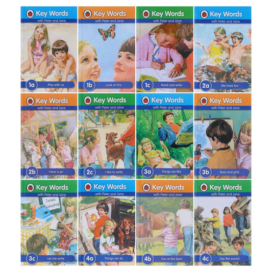 Ladybird Key Words with Peter and Jane 36 Books Collection Box Set - Ages 5-7 - Hardback