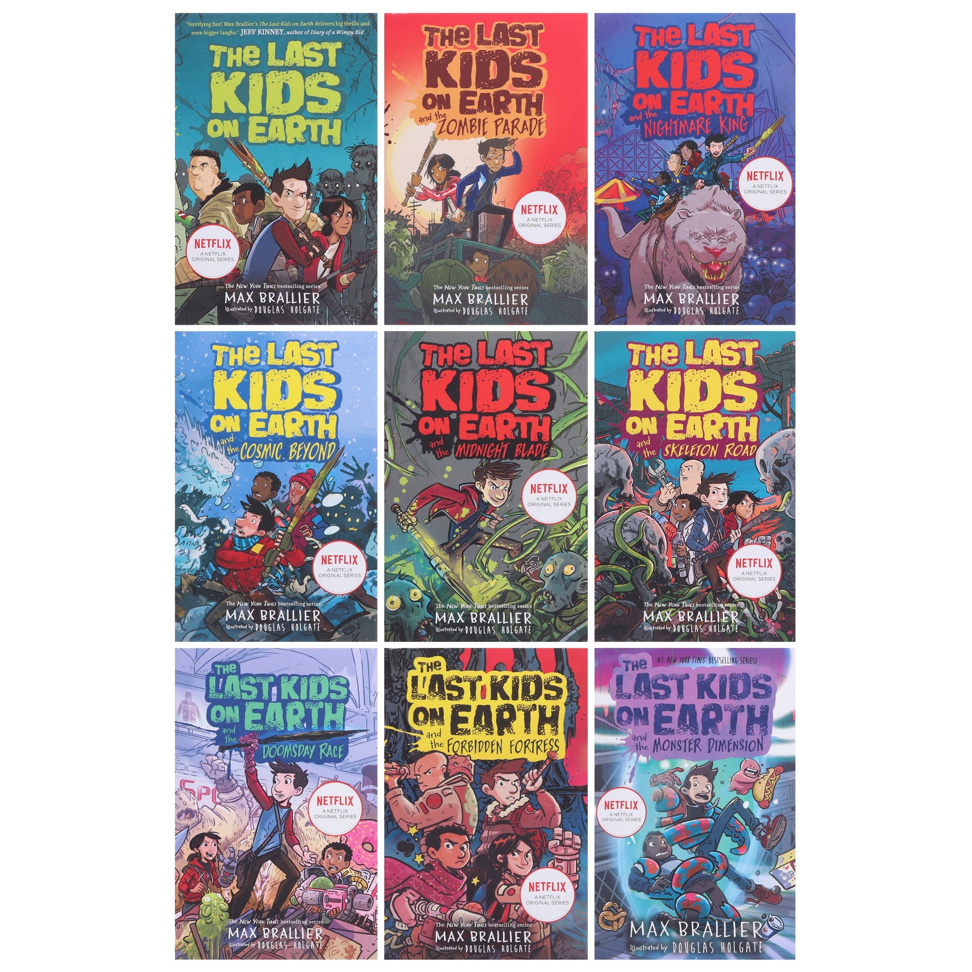 Last Kids on Earth Series by Max Brallier 9 Books Collection Set - Ages 8-12 - Paperback 9-14 Dean