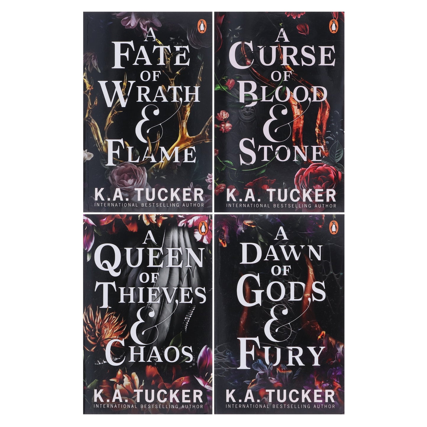Fate & Flame Series by K.A. Tucker 4 Books Collection Set - Fiction - Paperback
