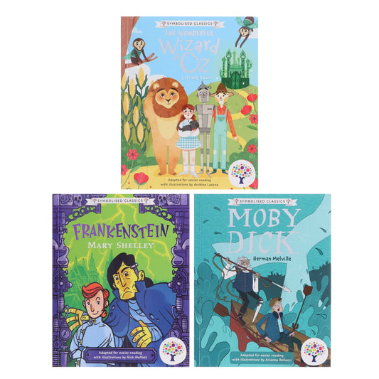 Symbolised Classics Reading Library (Starter) 3 Books Collection Set - Ages 7+ - Paperback 7-9 Every Cherry Publishing