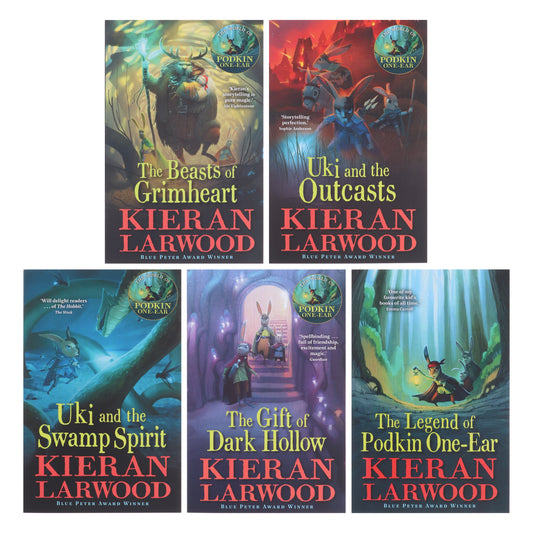 五界系列 5 本 作者：Kieran Larwood - 年齡：9-14 歲 - 平裝本