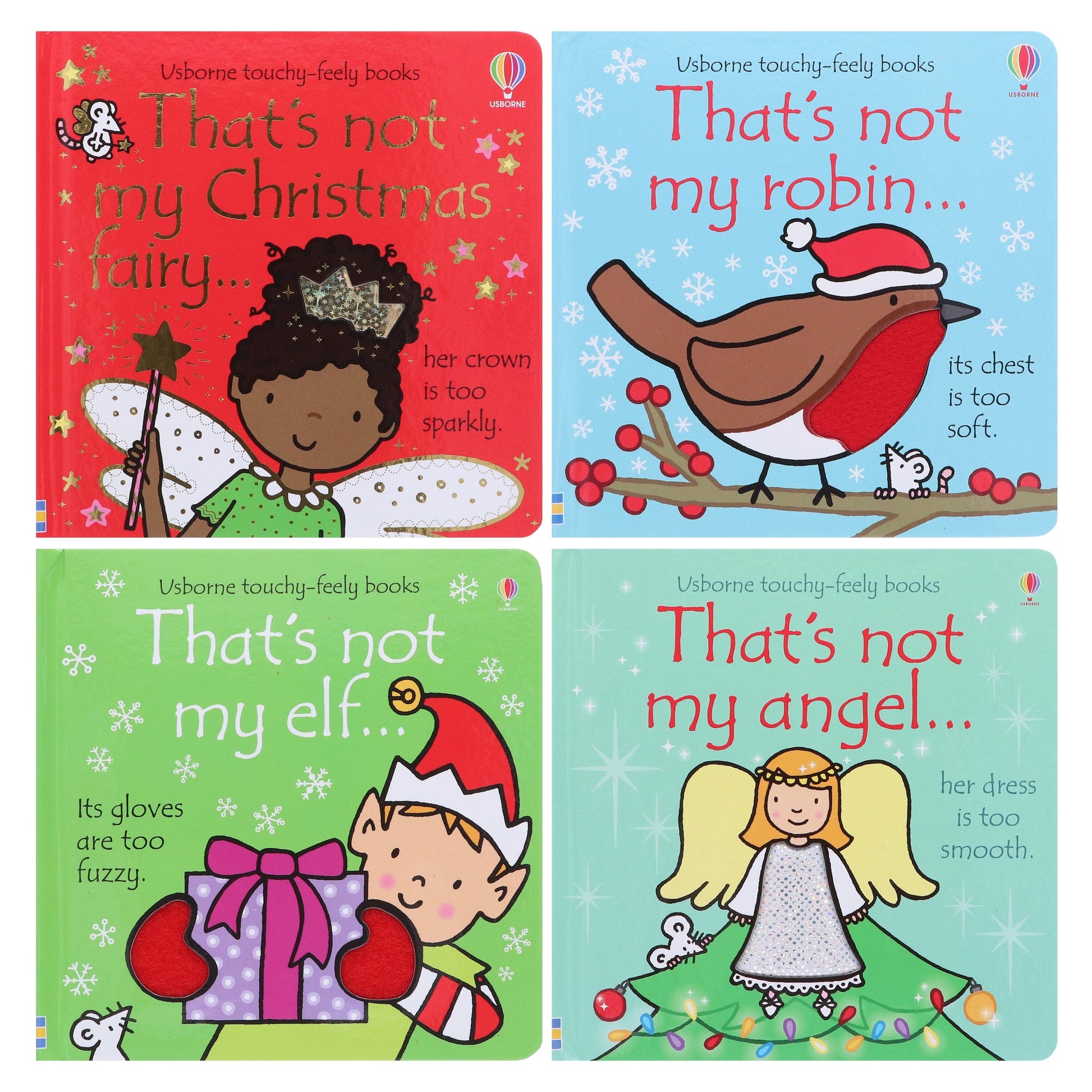 That's not my... Christmas Collection by Fiona Watt 4 Books Box Set - Ages 0-5 - Board Book 0-5 Usborne Publishing Ltd