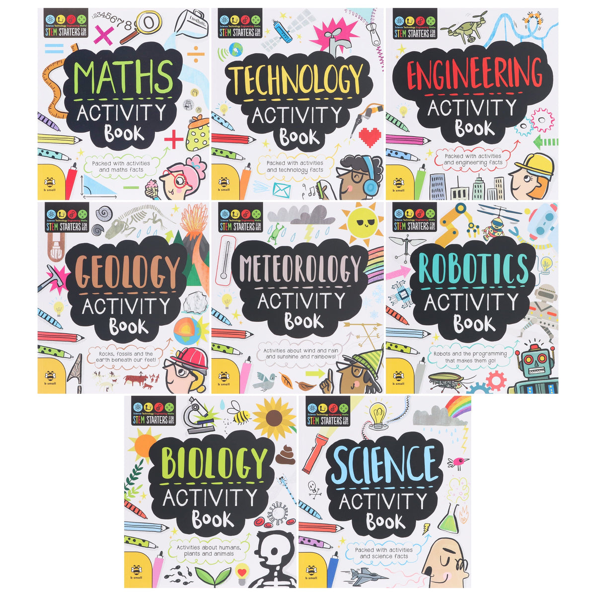 STEM Starters for Kids By Jenny Jacoby 8 Activity Books Collection Set - Ages 7+ - Paperback