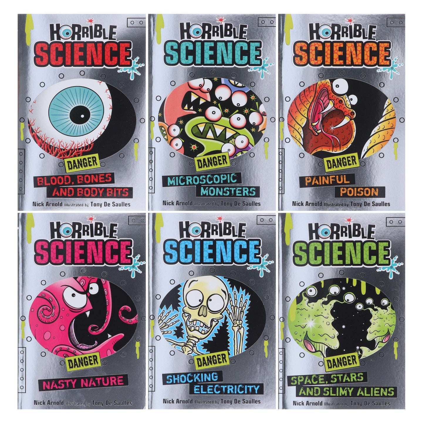 Horrible Science by Nick Arnold: 6 Books Collection Set - Ages 7-12 - Paperback