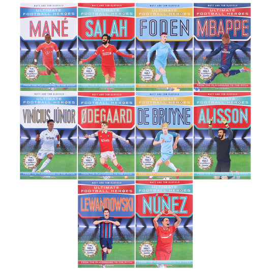 Ultimate Football Heroes Series 2 By Matt & Tom Oldfield: 10 Books Collection Set - Ages 7-12 - Paperback 7-9 Bonnier Books Ltd